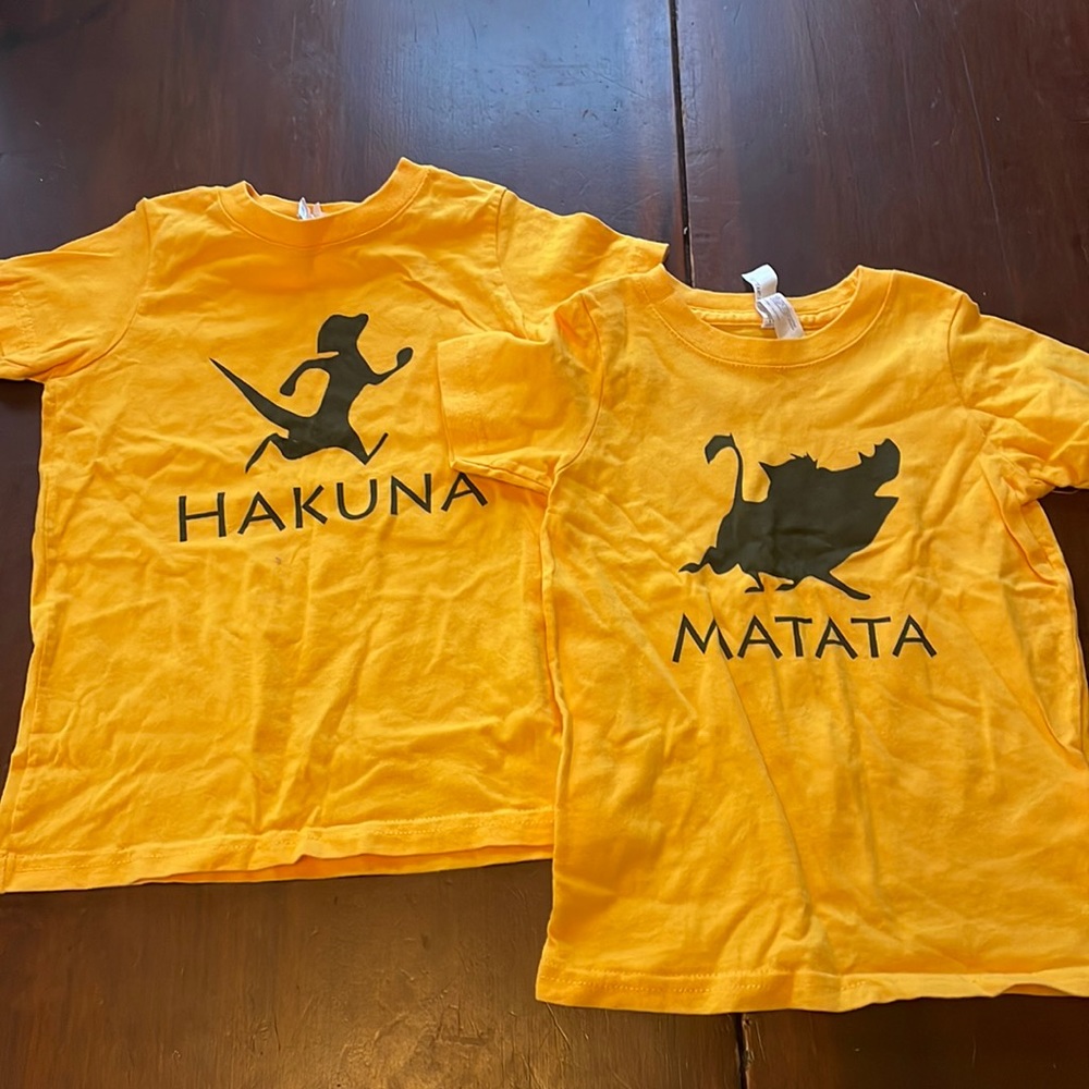 Hakuna Matata toddler Lion King Disney tshirts